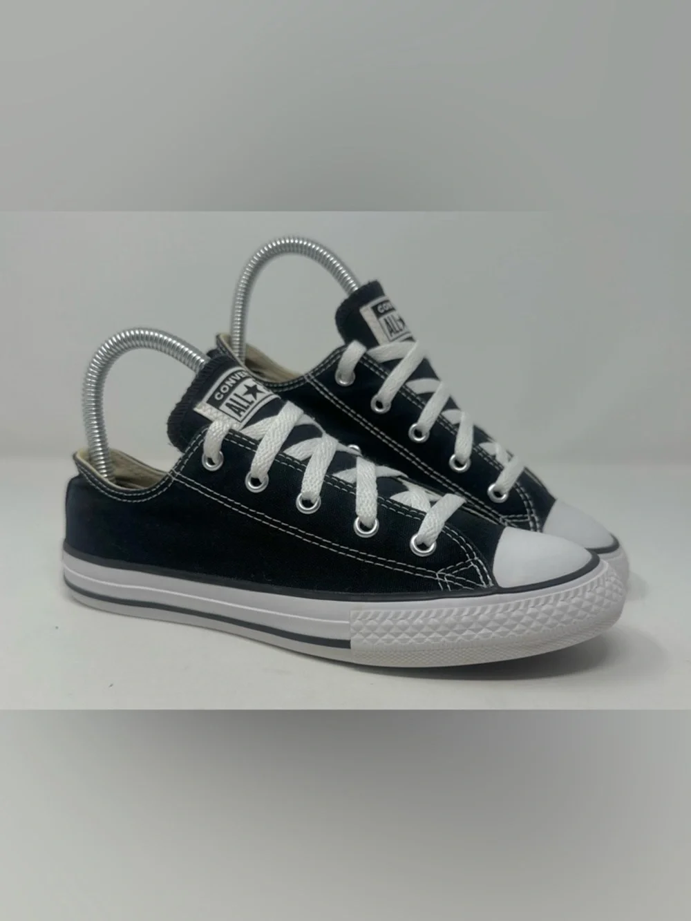 Converse Women’s 4.5 Chuck Taylor All Star Low Top Black (Cleaned & Refreshed)